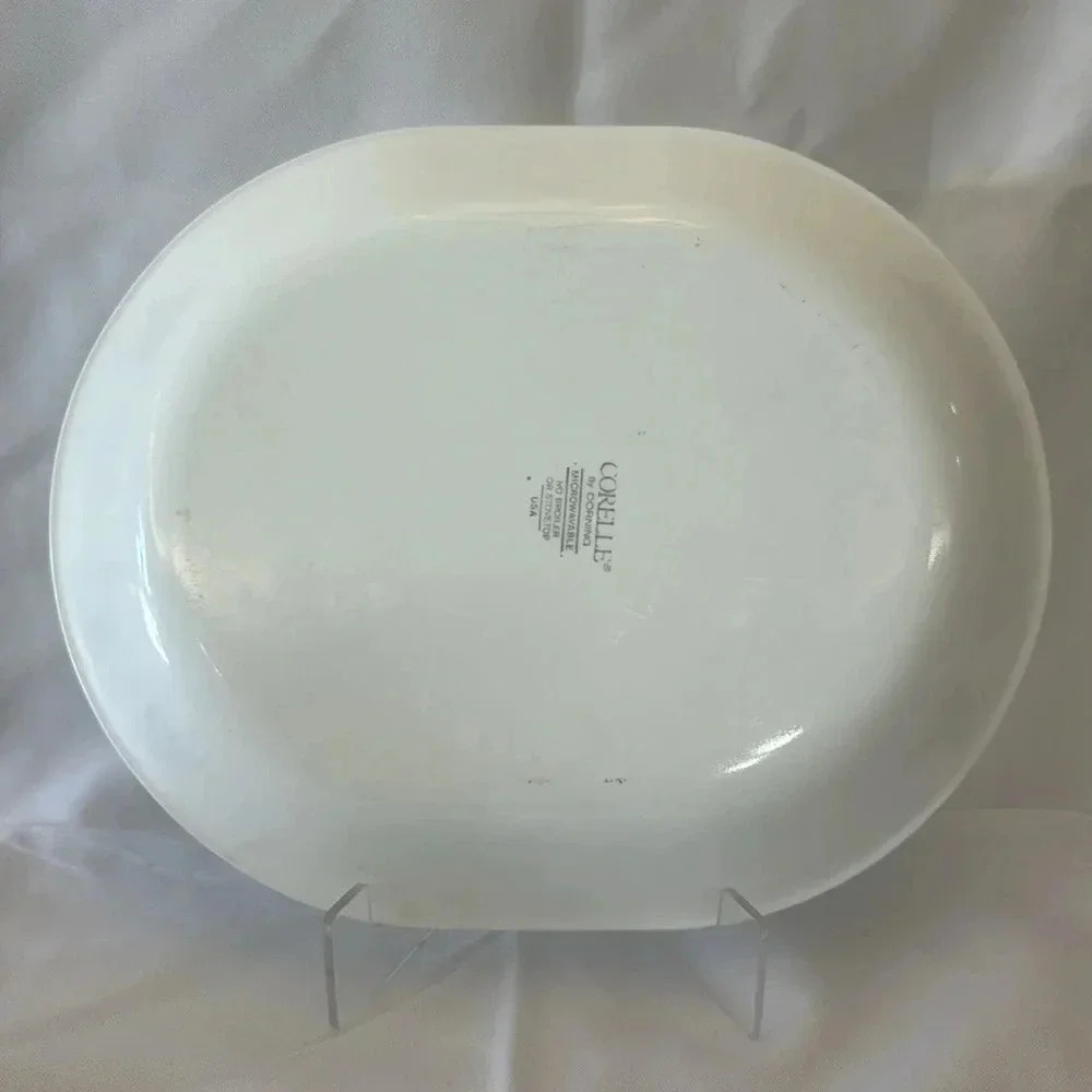 Corelle Black Orchid 12" Oval Serving Platter - Picture 3 of 3